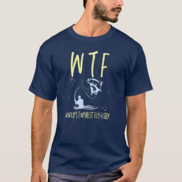 WTF World's Taaiste Fly-Fisher Pensioen Gevist T-shirt
