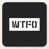 WTFO KARTONNEN ONDERZETTERS (Voorkant)