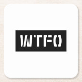 WTFO KARTONNEN ONDERZETTERS (Voorkant)