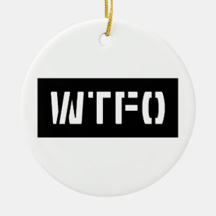 WTFO KERAMISCH ORNAMENT