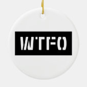 WTFO KERAMISCH ORNAMENT (Achterkant)