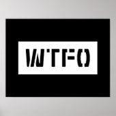 WTFO POSTER (Voorkant)