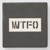 WTFO STENEN ONDERZETTER (Voorkant)