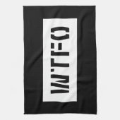 WTFO THEEDOEK (Verticaal)