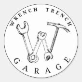 WTG witte Sticker (Voorkant)