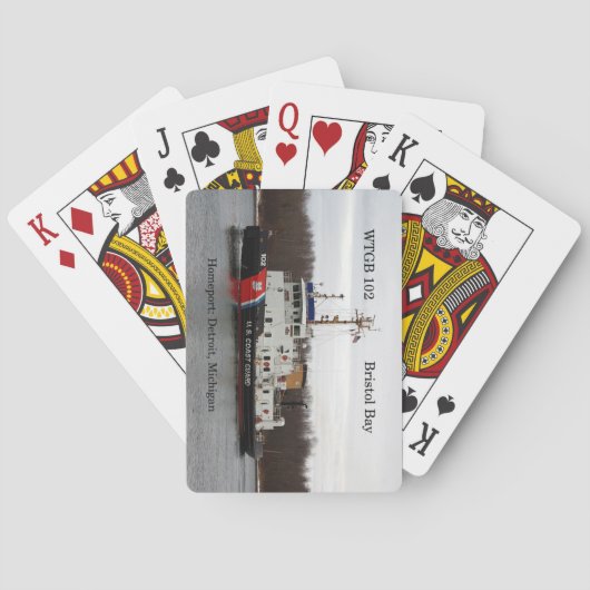 WTGB 102 Bristol Bay-speelkaarten Pokerkaarten (Achterkant)
