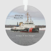 WTGB 104 Biscyne Bay acrylormene Ornament (achterkant)