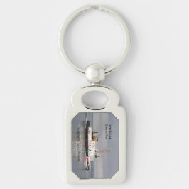 WTGB 104 Biscyne Bay metalen sleutelketen Sleutelhanger