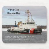 WTGB 104 Biscyne Bay mousepad Muismat (Voorkant)