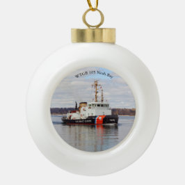 WTGB 105 Neah Bay-bal of sneeuwvlok-ornament Keramische Bal Ornament