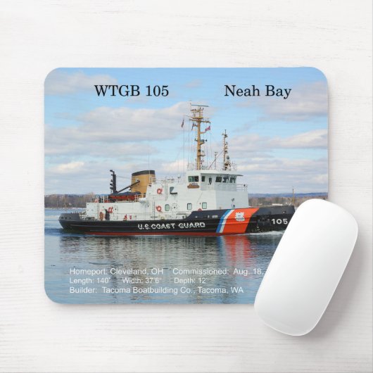 WTGB 105 Neah Bay mousepad Muismat (Met muis)