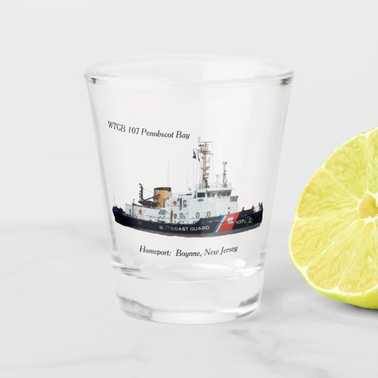 WTGB 107 Penobscot Bay shot glas (Voorkant)