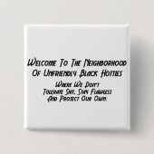 WTNUBH| ZWARTE TEKST| BUTTONNEN VIERKANTE BUTTON 5,1 CM (Voorkant)