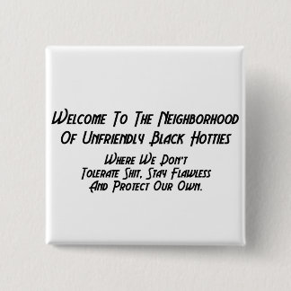 WTNUBH| ZWARTE TEKST| BUTTONNEN VIERKANTE BUTTON 5,1 CM