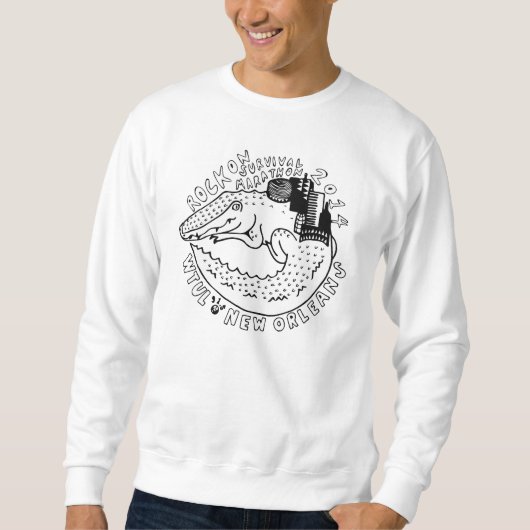 WTUL 2014 Rock on Survival Marathon Sweatshirt (Voorkant)