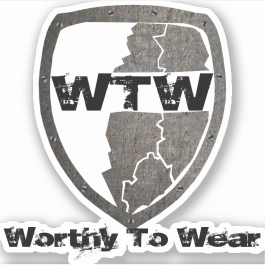 WTW-schild - Draag Sticker (Voorkant)