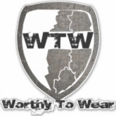 WTW-schild - Draag Sticker (Voorkant)