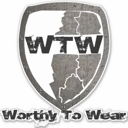 WTW-schild - Draag Sticker (Voorkant)