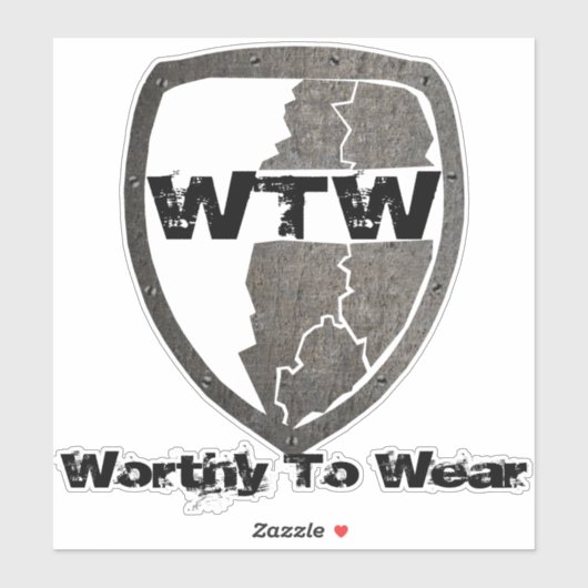 WTW-schild - Draag Sticker (Vel)