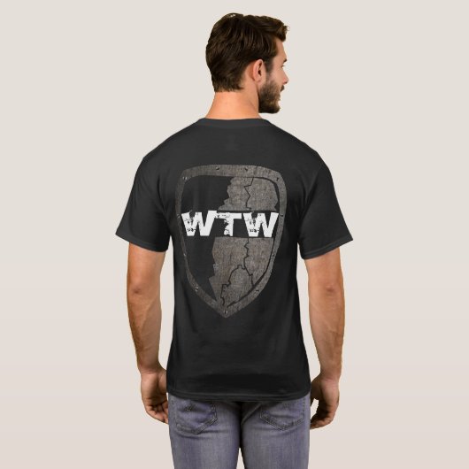 WTW-schild - Draag T-shirt (Achterkant volledig)