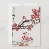 Wu Changshi - Plum Blossom Feestdagenkaart (Voorkant)