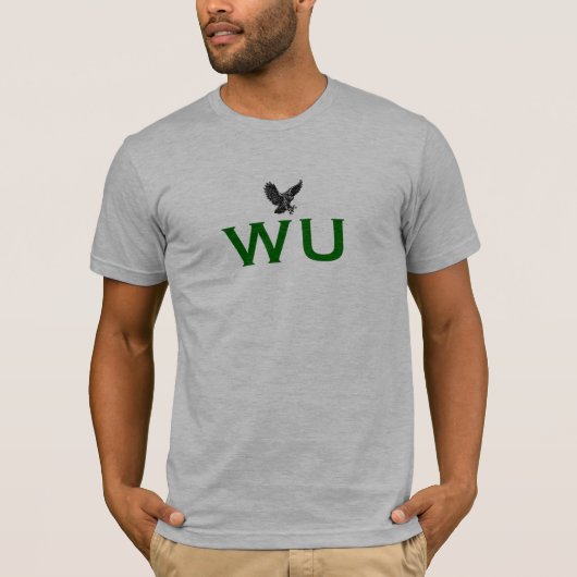 WU Mannen T-shirt grijs (Voorkant)