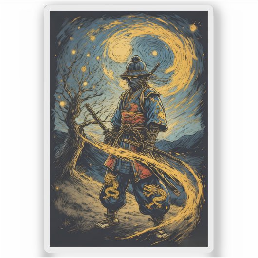 Wu-Tang Samurai Sticker (Voorkant)