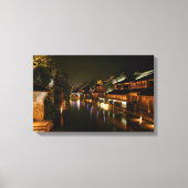 Wu Town in China Canvas Afdruk (Voorkant)