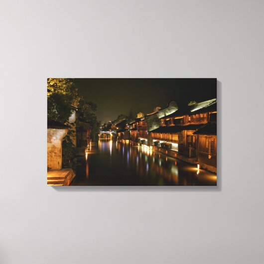 Wu Town in China Canvas Afdruk (Voorkant)