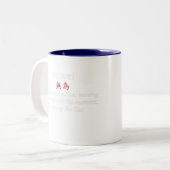 Wu Wei door waarheidsgetrouwe T - shirts Taoïstisc Tweekleurige Koffiemok (Voorkant links)