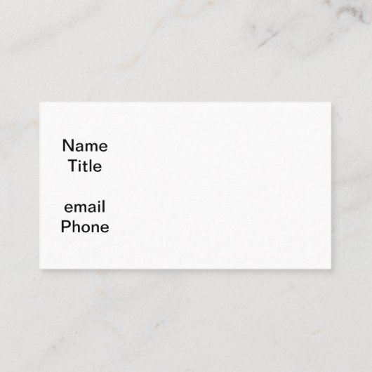 Wu Wei Wu-kaarten Visitekaartje (Achterkant)