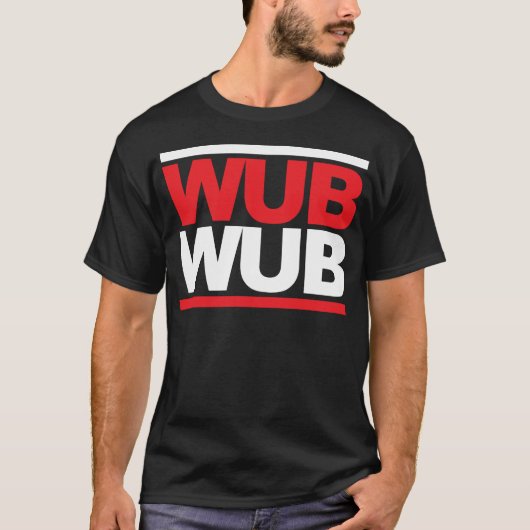 Wub Wub Dubstep Square T-shirt (Voorkant)