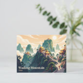 Wudang-berg China Briefkaart (Staand voorkant)