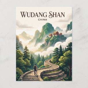 Wudang Shan China Briefkaart