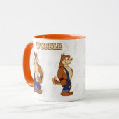 Wuffle's mok (Voorkant links)