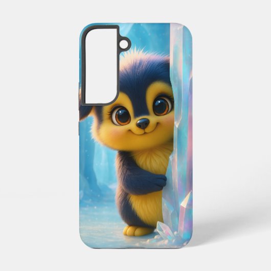 Wuffoo Molli Cute Kawaii Puppy Ice cave  Samsung Galaxy Hoesje (Achterkant)