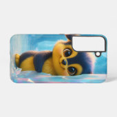 Wuffoo Molli Cute Kawaii Puppy Ice cave  Samsung Galaxy Hoesje (Achterkant horizontaal)