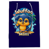 Wuffoo Molli Cute Kawaii Puppy Tropical Island Medium Cadeauzakje (Voorkant)