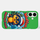 Wuffoo Molli Fijne Kerstmis Kawaii 3D Feestdagen Case-Mate iPhone Case (Achterkant (horizontaal))