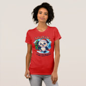 Wuffoo Poppi Merry X-mas Kawaii 3D Holiday T-shirt (Voorkant volledig)