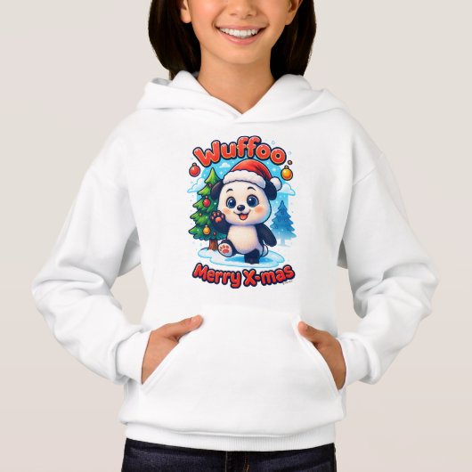 Wuffoo Poppi Prettig Kerstfeest Kawaii 3D (Voorkant)