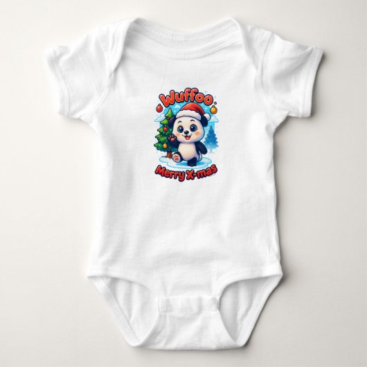 Wuffoo Poppi Prettig Kerstfeest Kawaii 3D Romper (Voorkant)