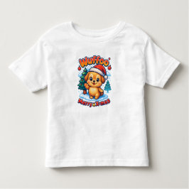 Wuffoo Roony Merry X-mas Kawaii 3D Holiday Kinder Shirts