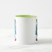 Wuffoo Shelly Merry X-mas Kawaii 3D Holiday Mok (Midden)