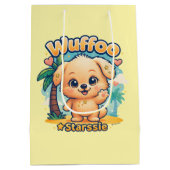 Wuffoo Starssie Kawaii Puppy Tropical Island Medium Cadeauzakje (Achterkant)