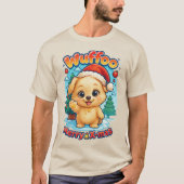 Wuffoo Starssie Merry X-mas Kawaii 3D Holiday Tee T-shirt (Voorkant)