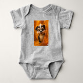 Wuffoo Surffie Cute Kawaii Puppy Amber Romper (Voorkant)