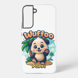 Wuffoo Surffie Schattig Kawaii Hondje Tropisch Eil Samsung Galaxy Hoesje