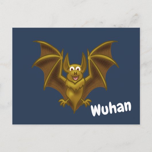 Wuhan Bat Briefkaart (Voorkant)
