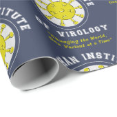 Wuhan Institute of Virology Funny Virus Cadeaupapier (Rol Hoek)